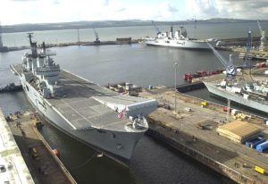 HMS Invincible and HMS Illustrious